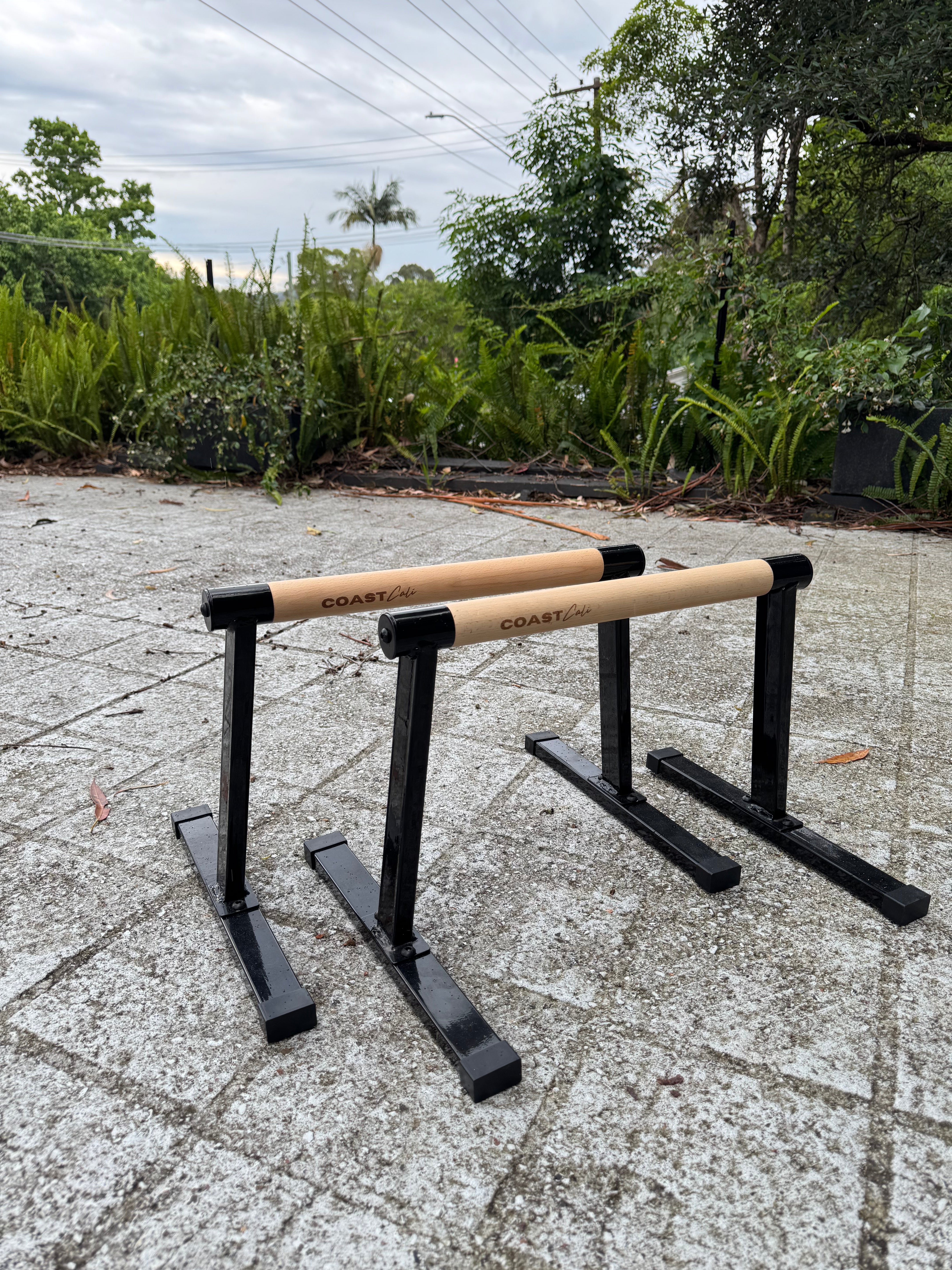 A set of gymnastics parallettes